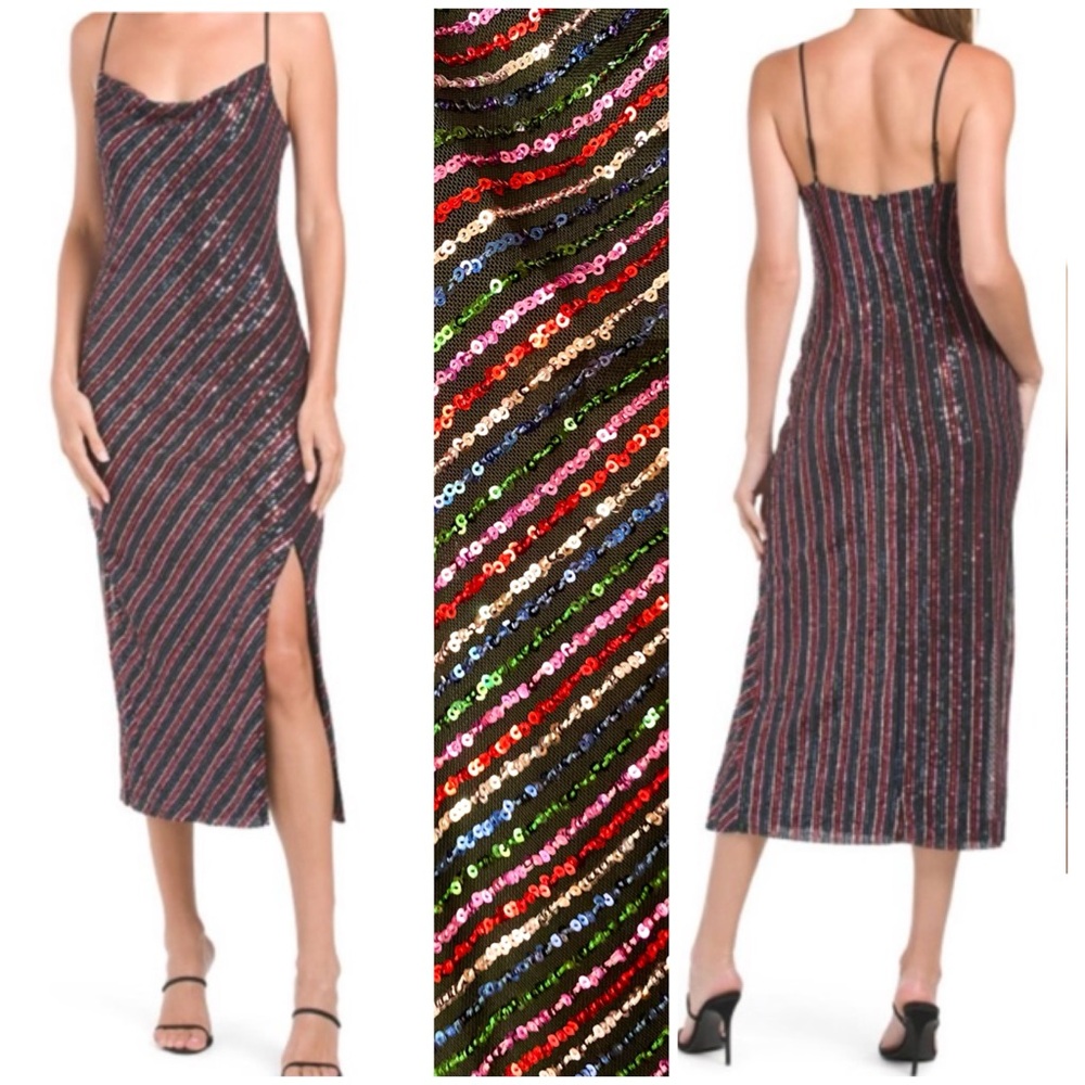NWT Laundry Sequin Slip Dress